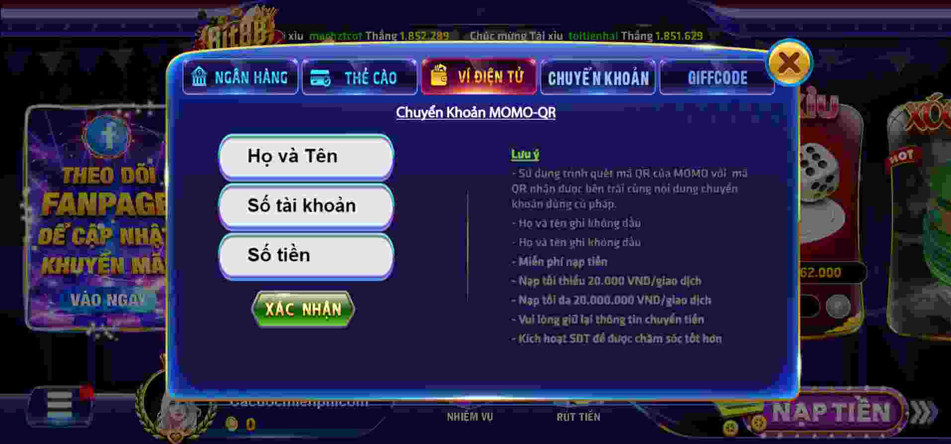 Hướng dẫn gửi và rút tiền tại Ngân hàng 88Clb - 88Clb
